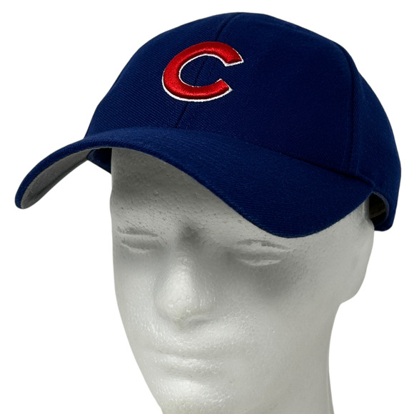 Chicago Cubs Hat Baseball Cap MLB Twins Enterprise Wool Blend Strapback Blue - Picture 1 of 9